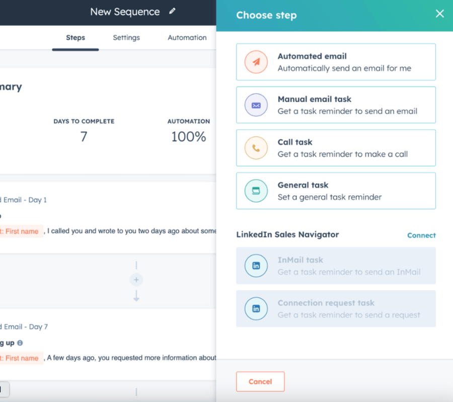 Sales automation